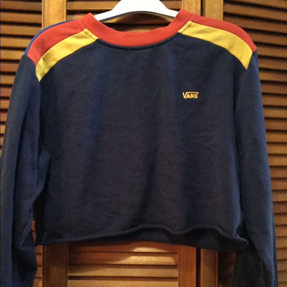 vans colored crop top